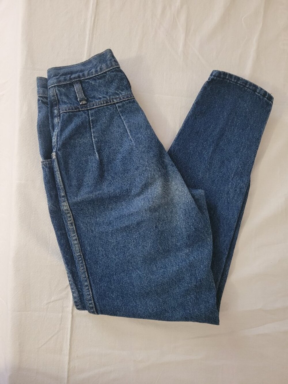 Vintage Blue Jeans Laffs 1980s Skinny Juniors Womens